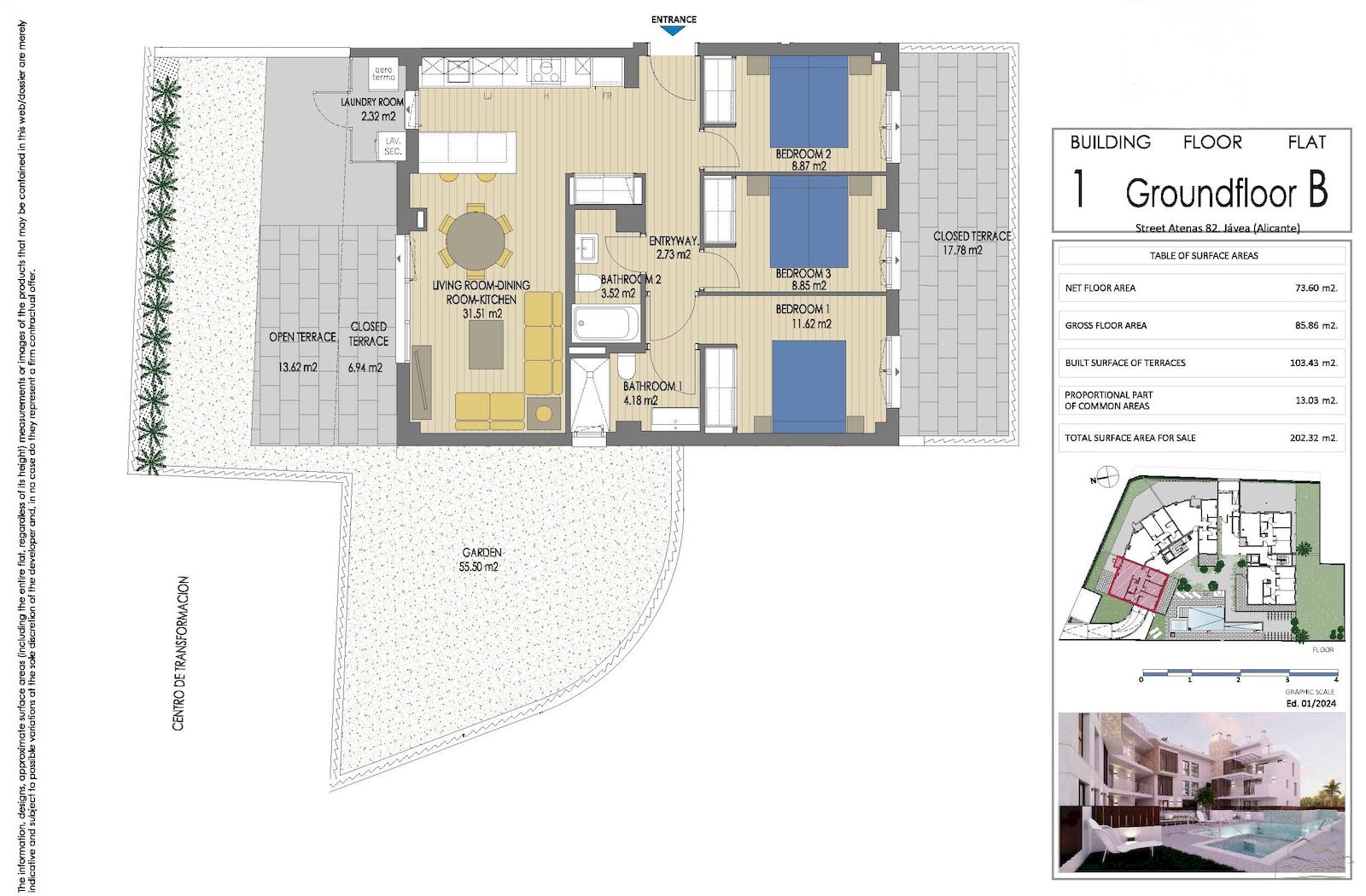 Wohnung zu verkaufen in Cala Blanca - Javea