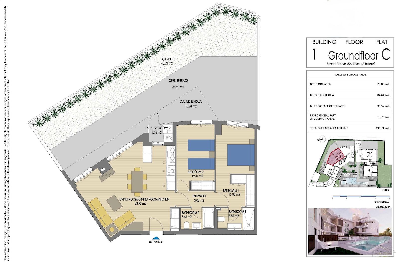 Wohnung zu verkaufen in Cala Blanca - Javea