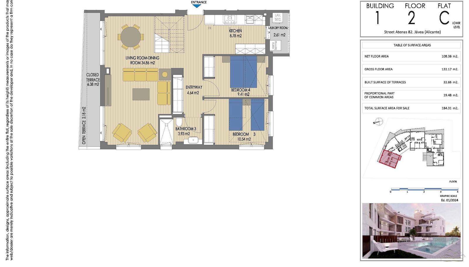 Wohnung zu verkaufen in Cala Blanca - Javea