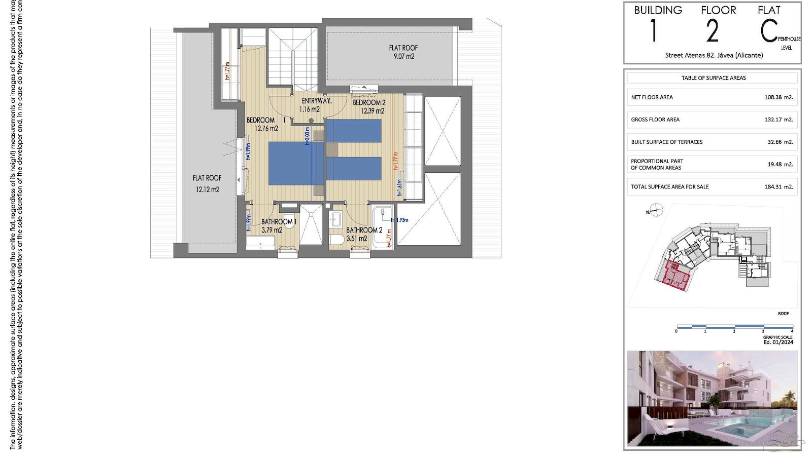 Wohnung zu verkaufen in Cala Blanca - Javea