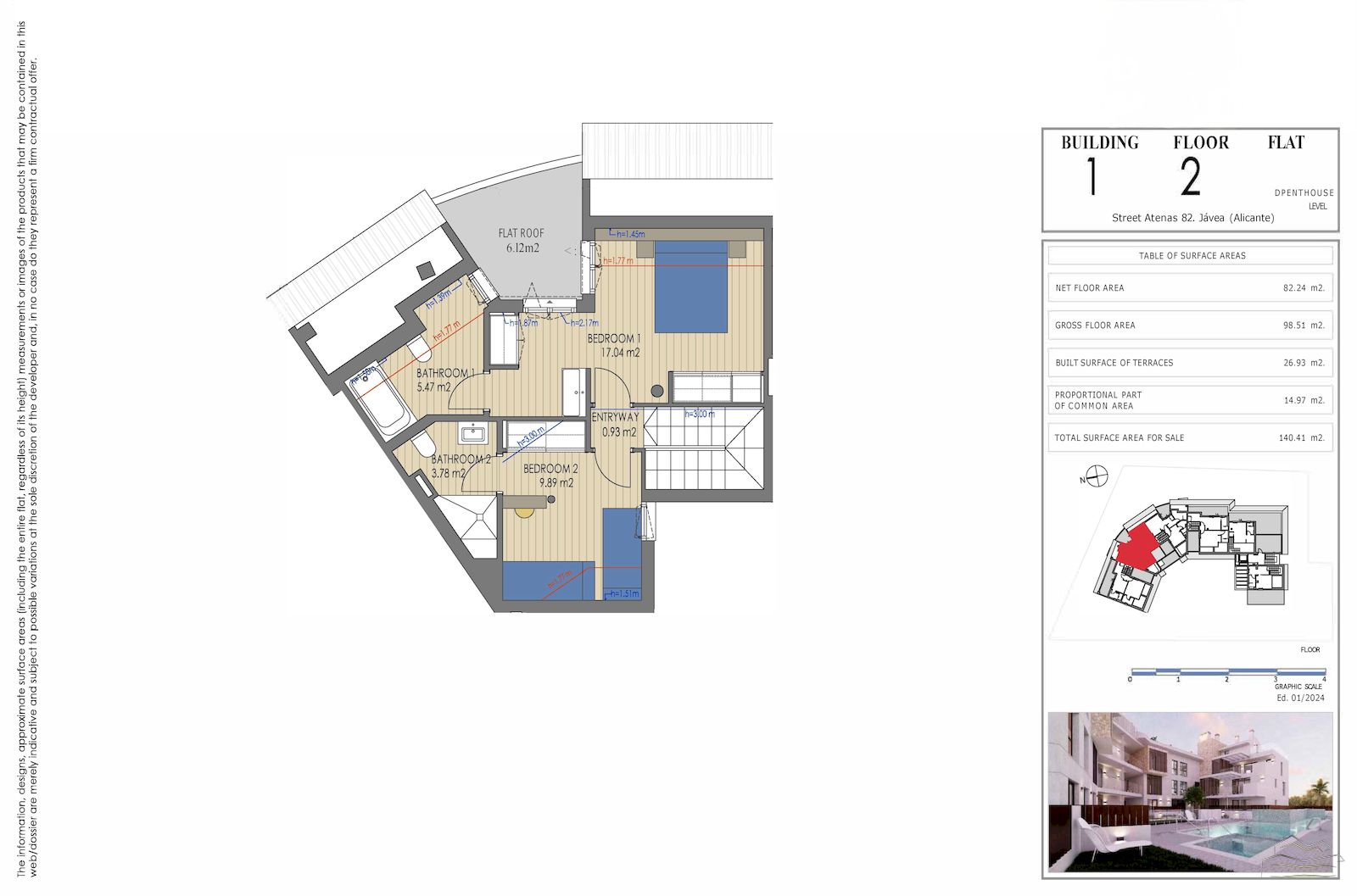 Wohnung zu verkaufen in Cala Blanca - Javea