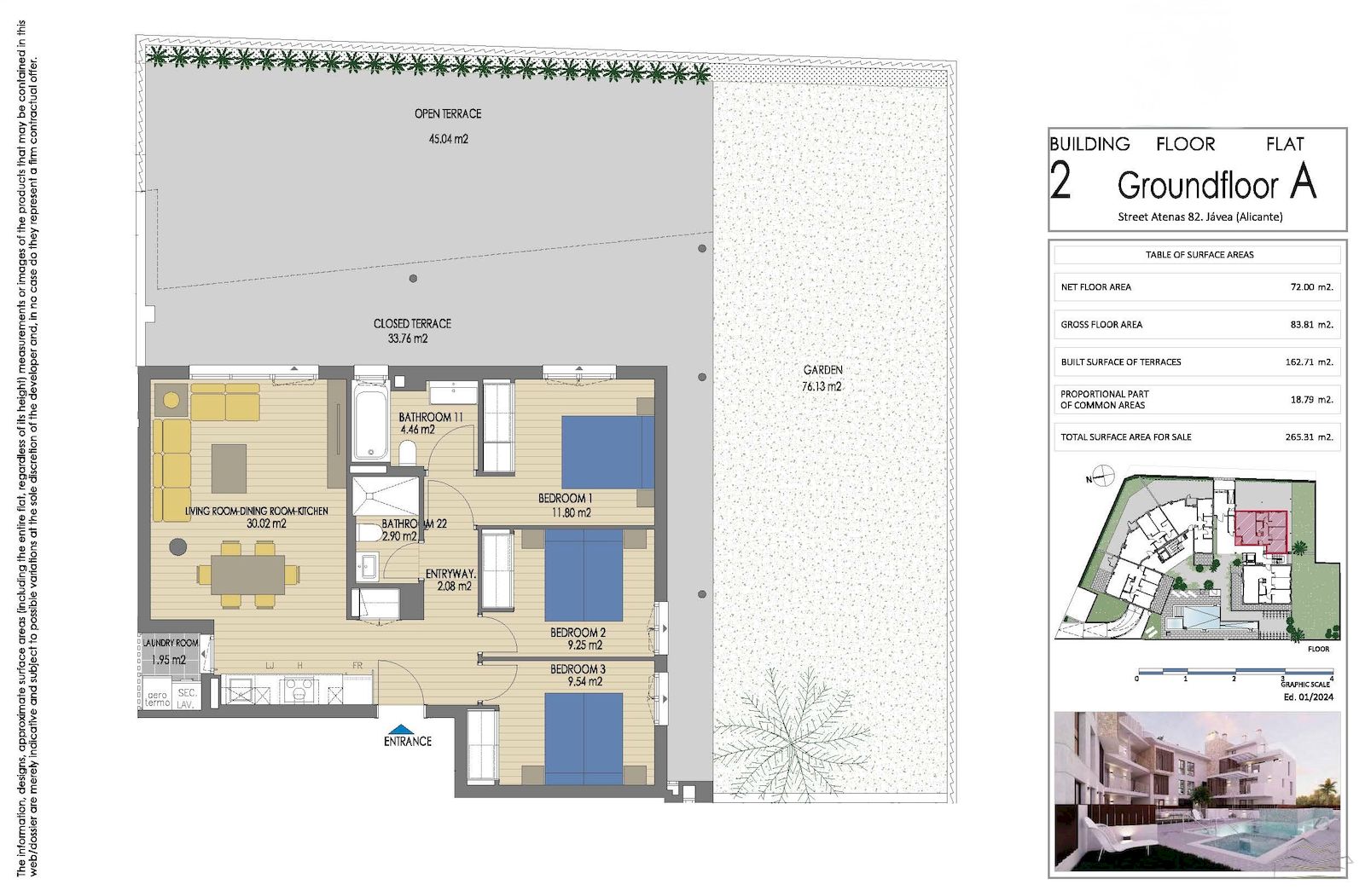 Wohnung zu verkaufen in Cala Blanca - Javea