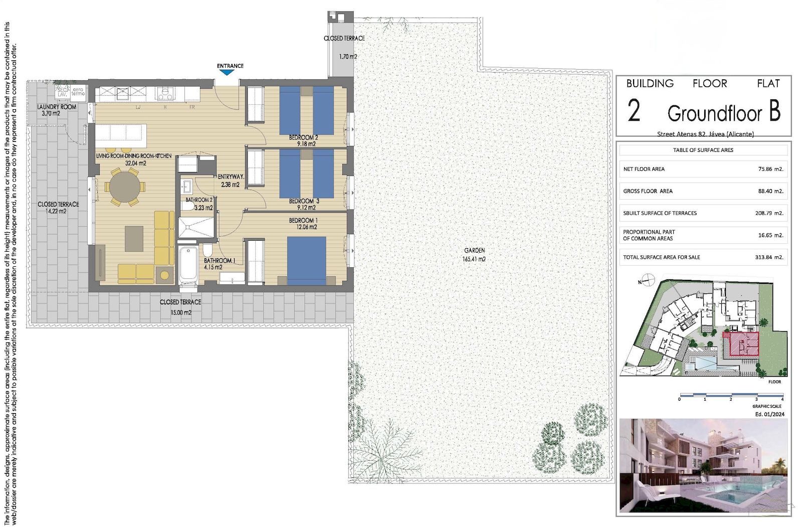 Wohnung zu verkaufen in Cala Blanca - Javea