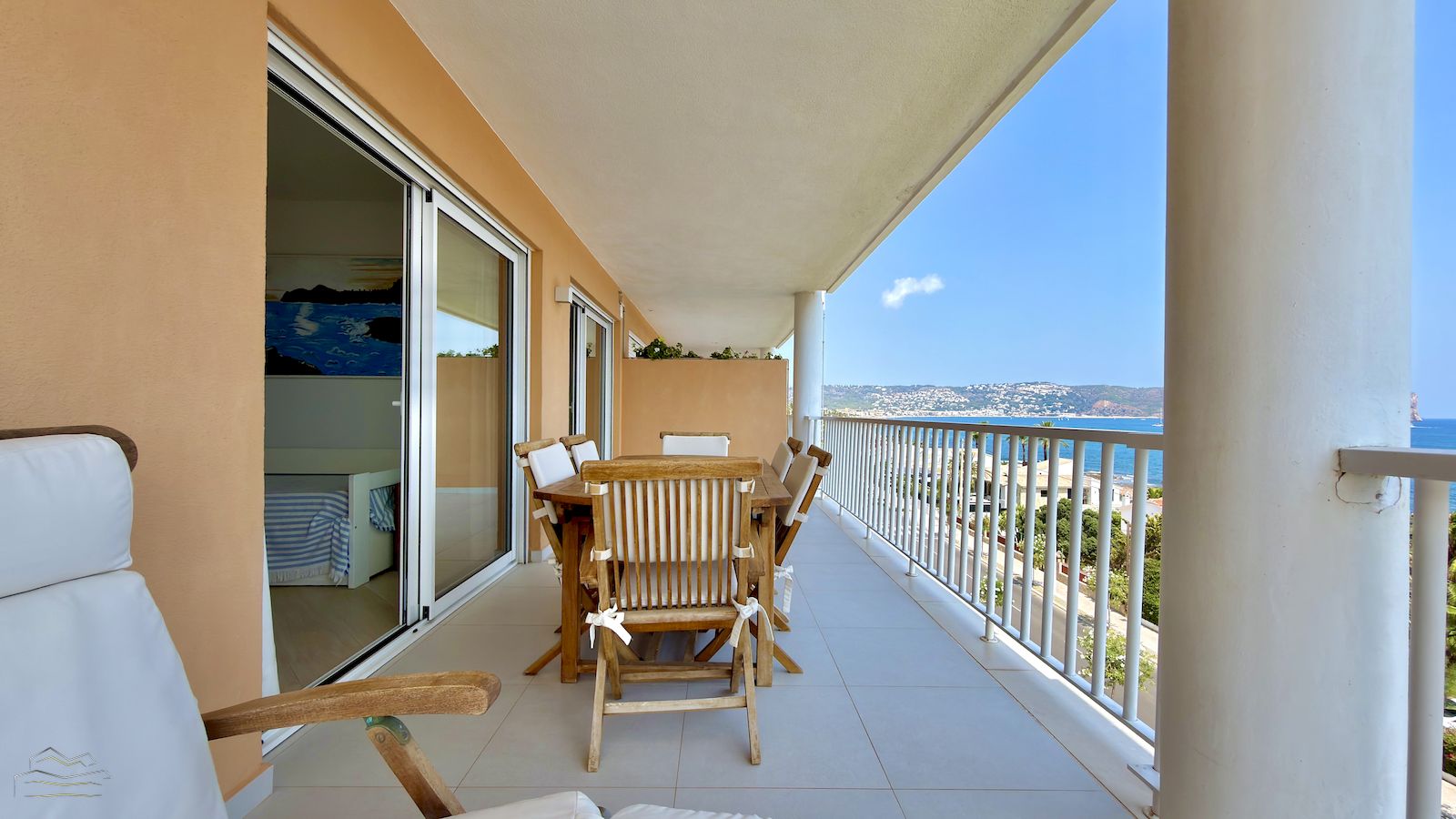 Luxuriöse Wohnung mit Meerblick, Wintervermietung in Jávea