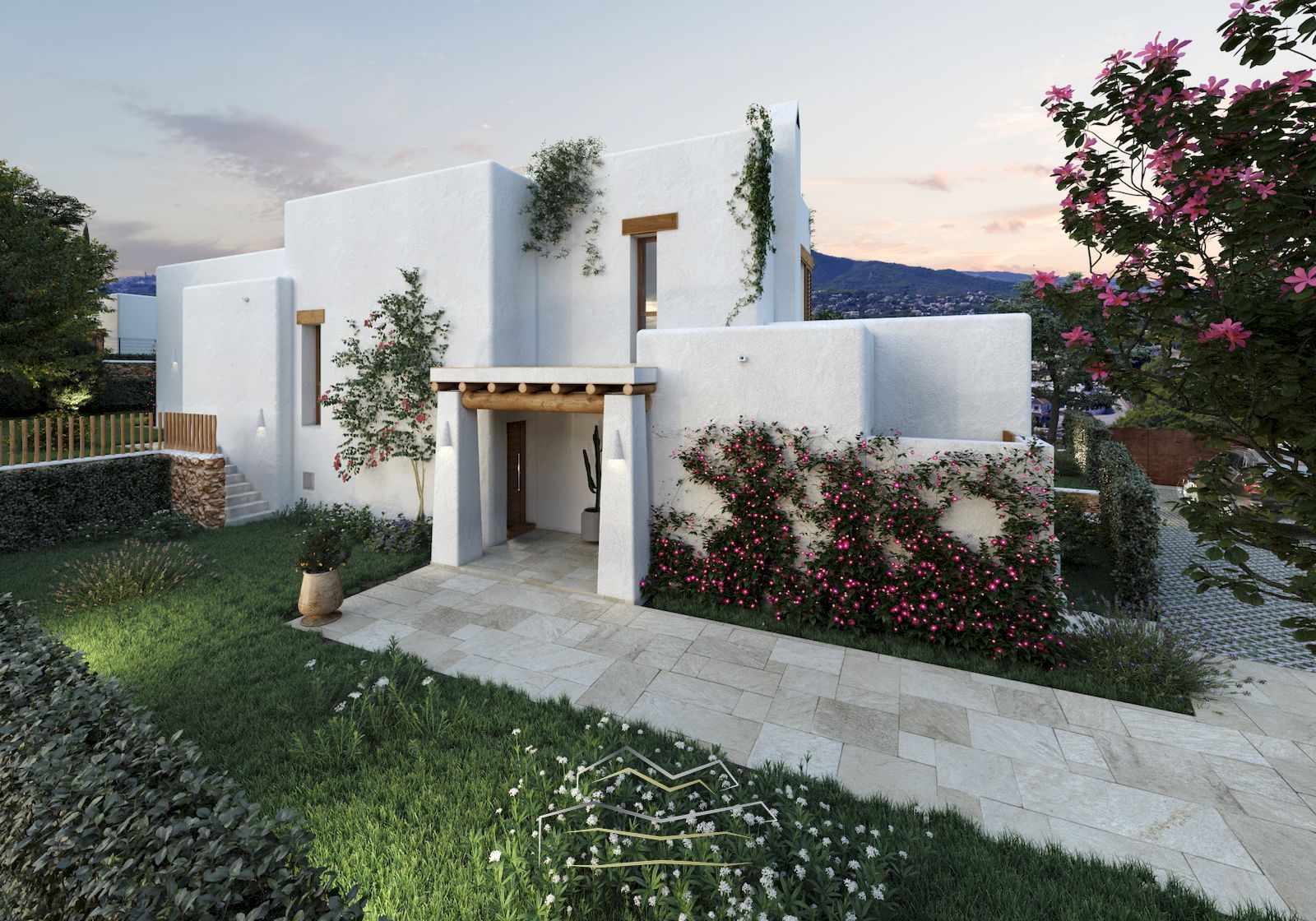 Villa im ibizenkischen Stil zum Verkauf in Javea
