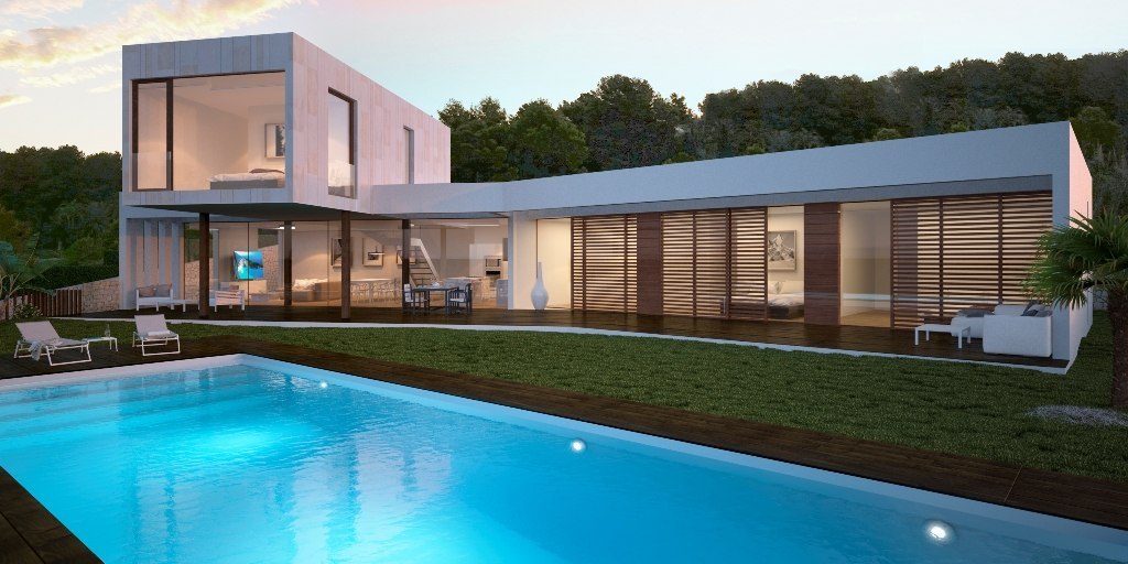 Moderne Villa zum Verkauf Projekt mit Meerblick - Javea