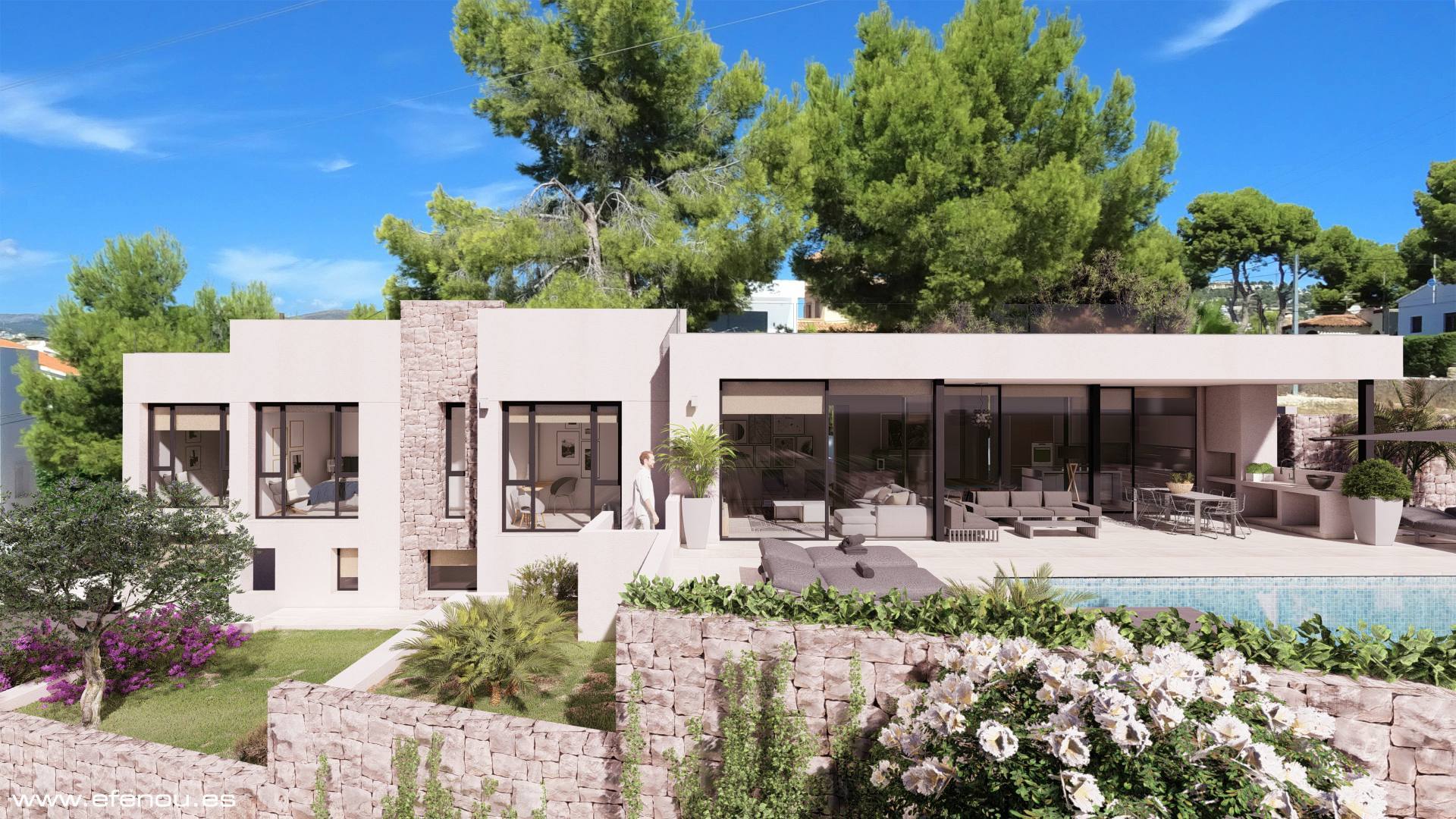 Moderne Luxus-Villa zum Verkauf in Calpe - Costa Blanca Norte