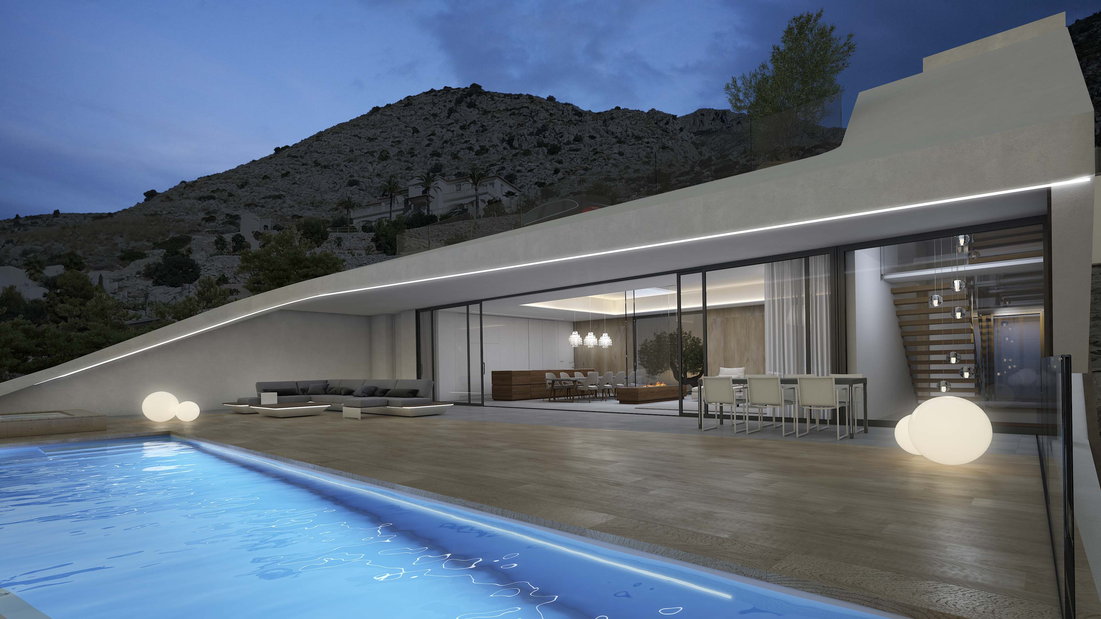 Moderne Luxusvilla zum Verkauf in Altea - Costa Blanca