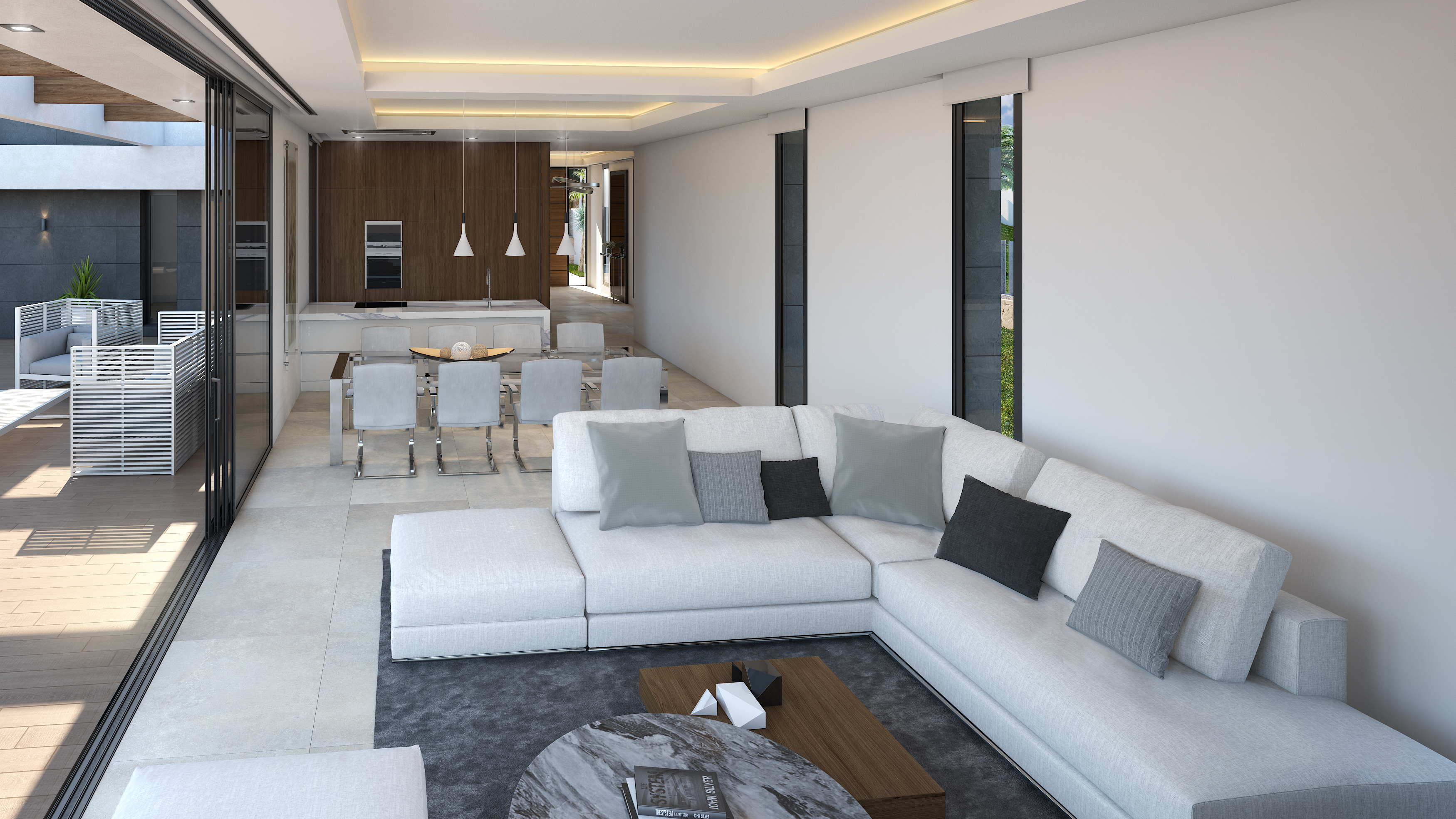 Moderne Villa mit Meerblick zum Verkauf in Pinosol - Javea