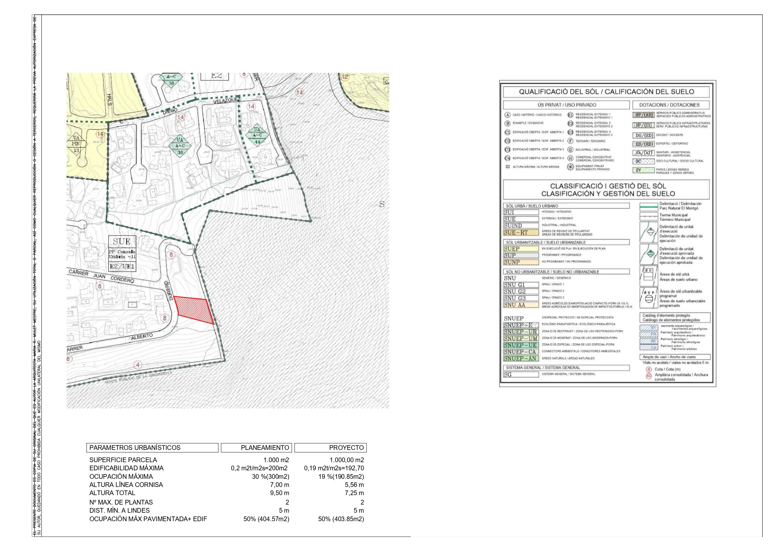 Zwei Grundstücke zum Verkauf mit Projekt und Baugenehmigung - Javea